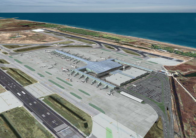Espectacular render de com quedarà l'ampliació de l'aeroport del Prat amb la nova terminal sud